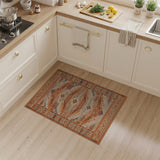 Southwestern Orange Geometric Area Rug
