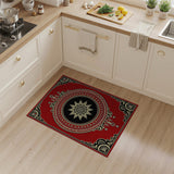 Ornate Red Persian Star Medallion Rug