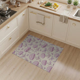 Pink Whimsical Pink Mushroom Butterfly Area Rug