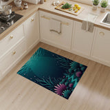 Teal Underwater Garden Area Rug