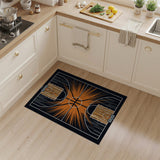 Explosive Basketball Court Area Rug
