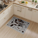 Holstein Cow Portrait Farmhouse Rug