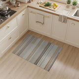Geometric Modern Beige and Neutral Modern Beige Grey Striped Area Rug