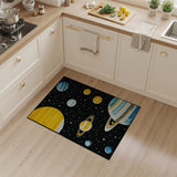 Kids Cartoon Kids Cartoon Space Planets Area Rug
