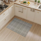 Geometric Modern Beige Grey Plaid Woven Area Rug