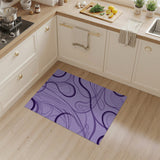 Abstract Area Swirl Purple Swirl Abstract Area Rug