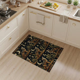 Howling Coyote Moonlit Desert Southwestern Rug