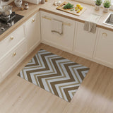 Brown and Tan Brown Tan Chevron Zigzag Area Rug