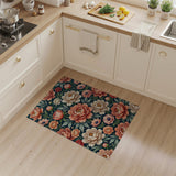 Multi-color and Patterns Blush Peony Floral Area Rug