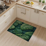 Lush Monstera Leaf Area Rug