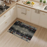 Bold Geometric Multi-Color Stripe Area Rug