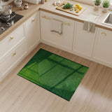 Lush Green Artificial Grass Area Rug