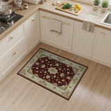 Elegant Red Persian Floral Area Rug