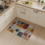 Multi-Color Geometric Overlap Area Rug