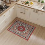 Pink Mandala Floral Persian Area Rug