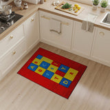 Vibrant ABC Letters Kids Area Rug