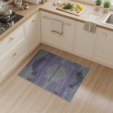 Purple Grey Geometric Modern Area Rug