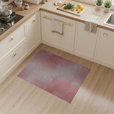 Distressed Blush Pink Ombre Area Rug