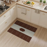 Brown Tan Woven Diamond Area Rug