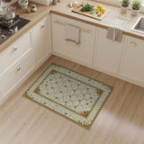 Exquisite Cream Gold Floral Persian Rug