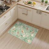 Koi Lotus Green Area Rug