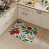 Multi-color and Patterns Red Apple Fruit Pattern Area Rug