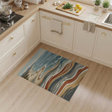 Coastal Waves Beach Area Rug