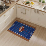 Multi-color and Patterns Football Field Area Rug