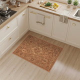 Distressed Vintage Distressed Vintage Orange Area Rug