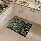 Fern Heart Wildflower Forest Rug