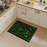 Ornate Green Tree of Life Persian Rug