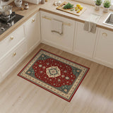 Traditional Persian Red Persian Medallion Floral Area Rug