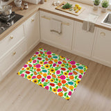 Vibrant Floral Beetle Area Rug