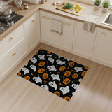 Cute Kawaii Ghosts Pumpkins Halloween Rug