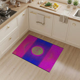 Vibrant Pixelated Geometric Multi-Color Area Rug