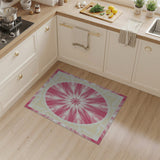 Pink Grapefruit Slice Area Rug