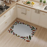 Autumn Leaf Frame Area Rug