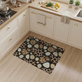 Abstract Giraffe Print Area Rug