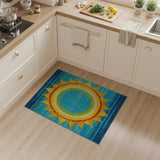 Radiant Sunburst Multi-Color Southwestern Rug