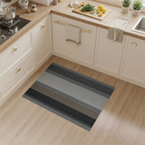 Modern Striped Beige Grey Area Rug