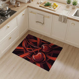 Bold Red Cherry Duo Area Rug