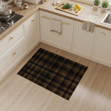 Brown Buffalo Check Washable Area Rug