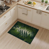 Green Lush Fern Glade Area Rug