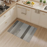 Modern Beige Grey Geometric Block Area Rug