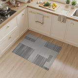 Geometric Modern Modern Grey Geometric Stripe Area Rug