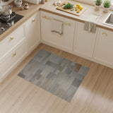 Neutral Stone Tile Block Area Rug