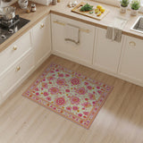 Floral Vintage Pink Pink Floral Vintage Area Rug