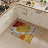 Multi-color and Patterns Geometric Modern Bold Geometric Abstract Multi-Color Area Rug