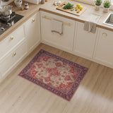 Beige Red Persian Area Rug