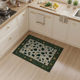 Green Leaf Persian Area Rug